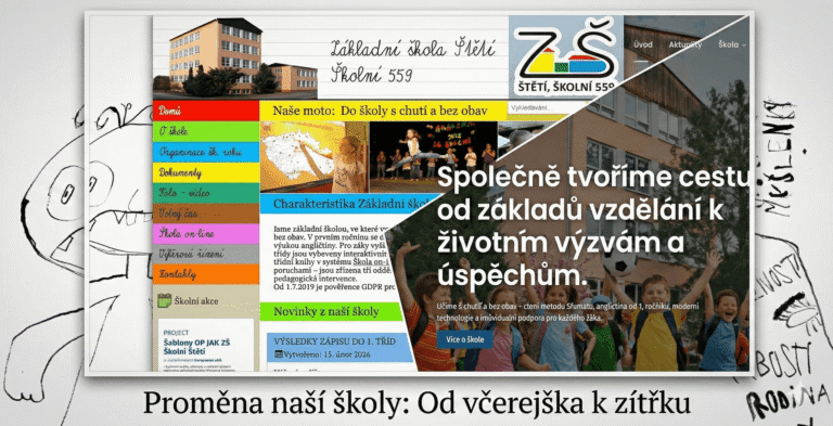 Vítejte na novém webu ZŠ Štětí, Školní! Sledujte život školy online